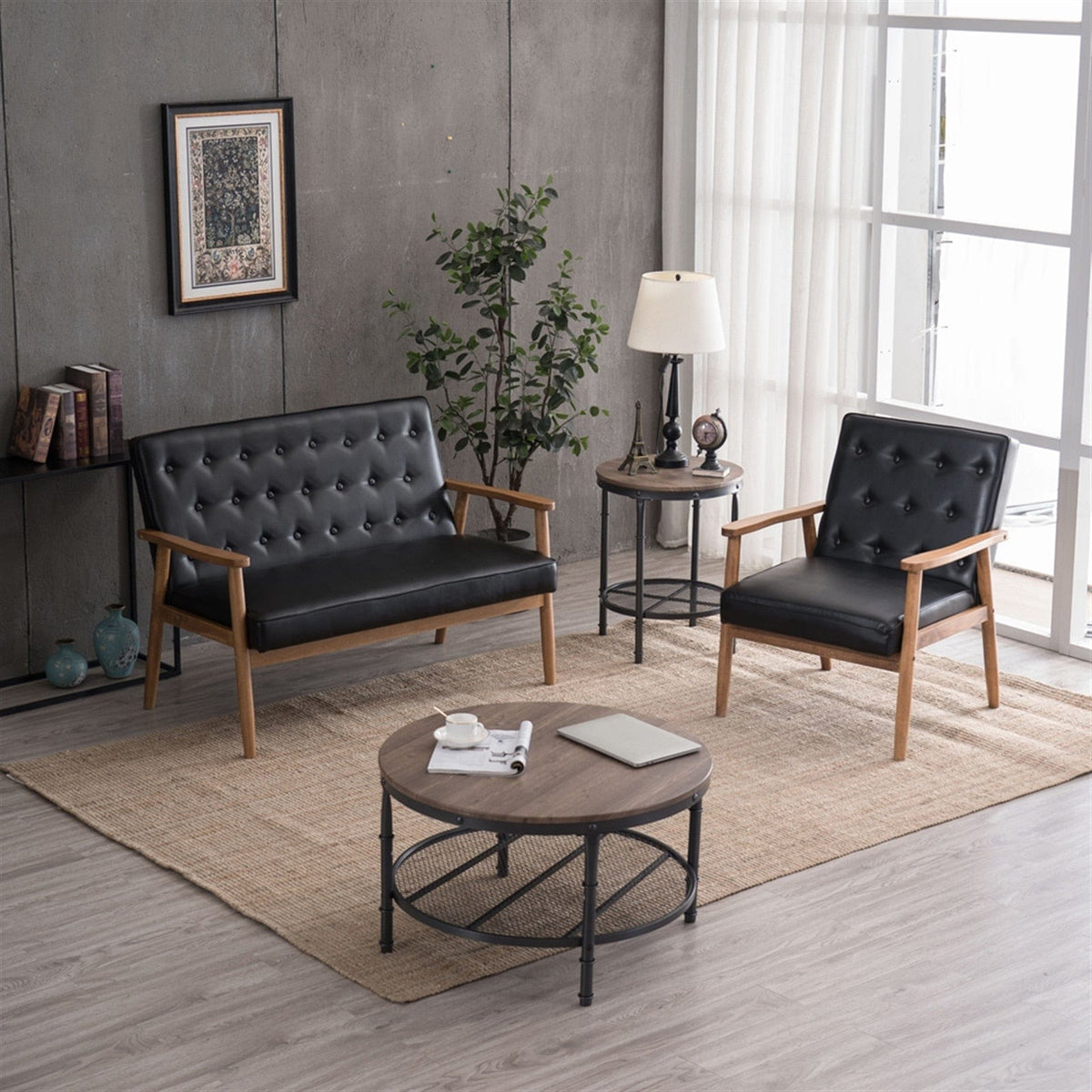 Retro living room discount chairs