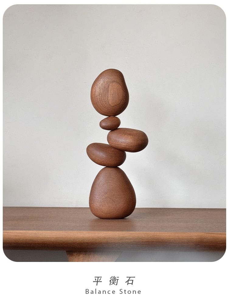 Art Stacked Wood Rock Art | Stacked Rock Art | Magnetic TipuHome