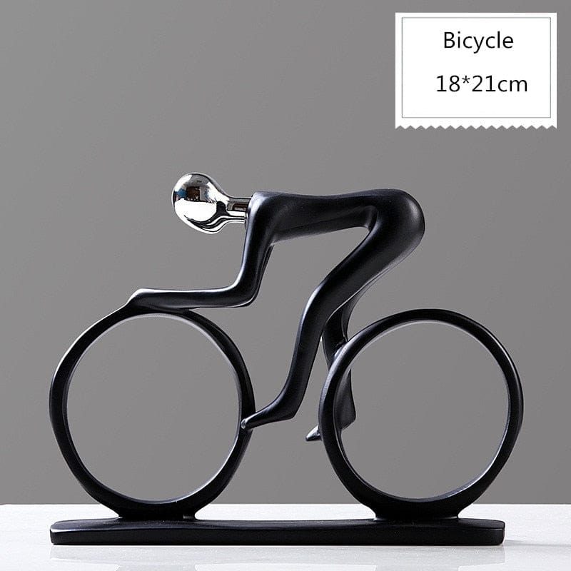 Figurine Bicycle Modern Ceramic Animal Figurines TipuHome