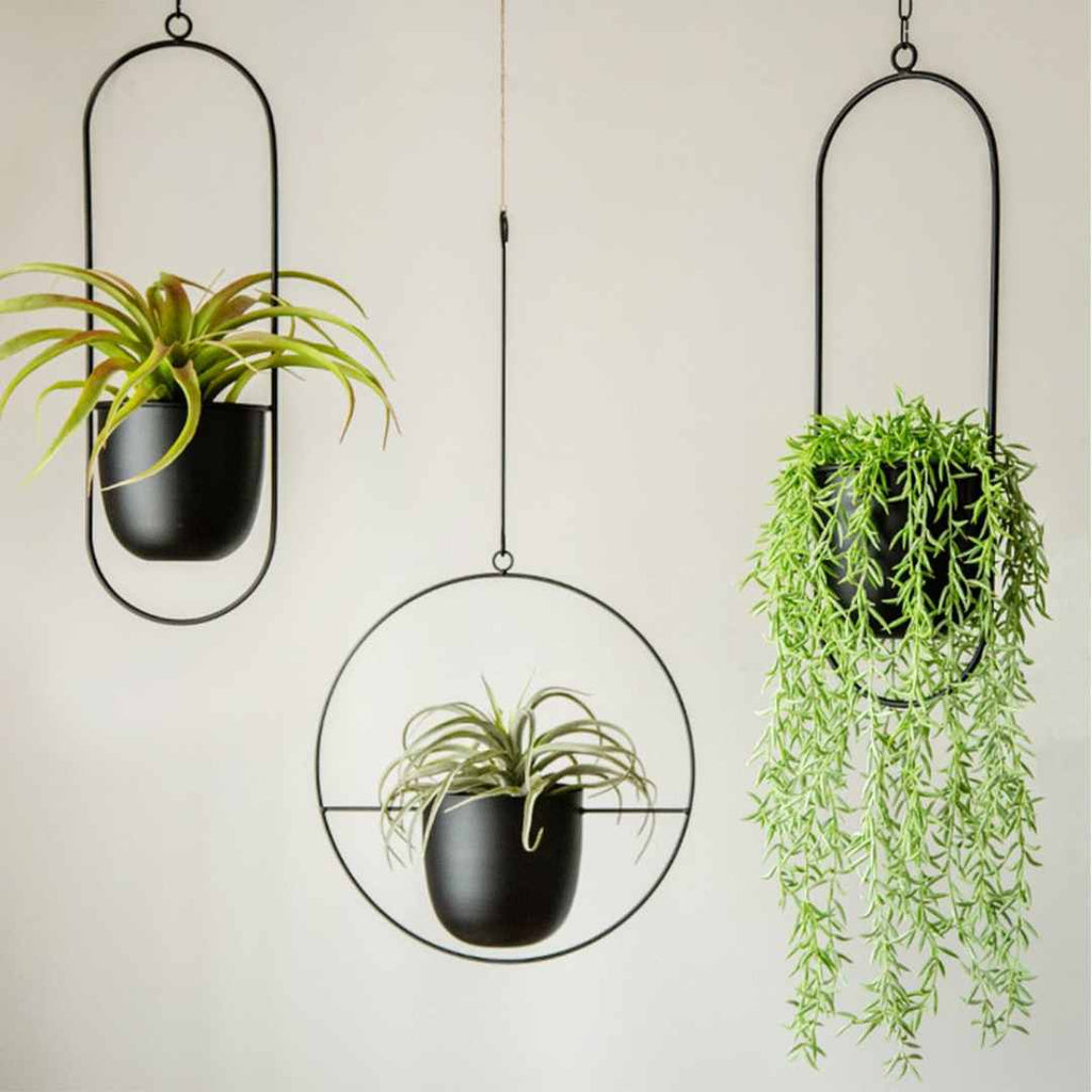 metal hanging planter - TipuHome