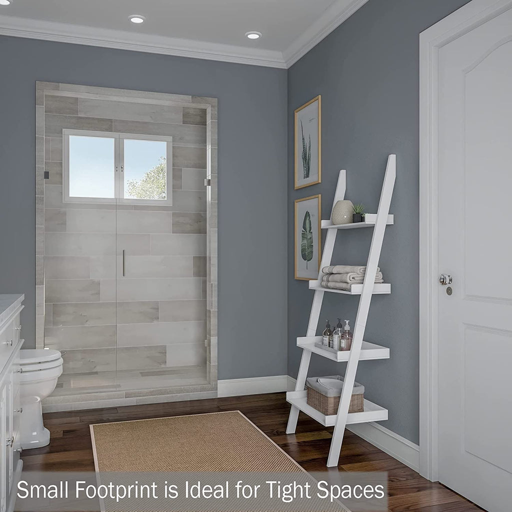 Shelf 5-Tier Ladder Leaning Shelf | Leaning Ladder Shelves TipuHome