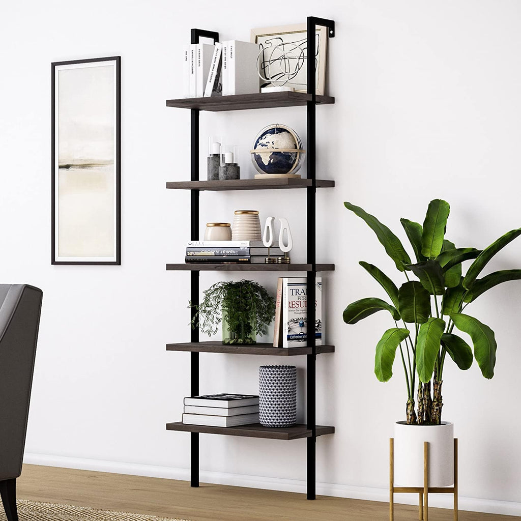 Shelf Modern Industrial Wall Unit | Industrial Mounted Shelves TipuHome