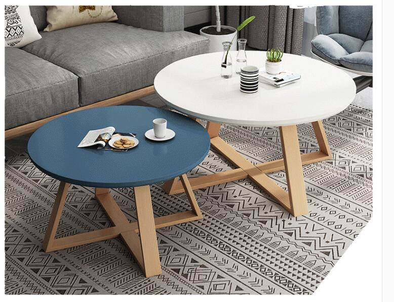 Table Solid Wood Round Coffee Table | Round Side Table TipuHome