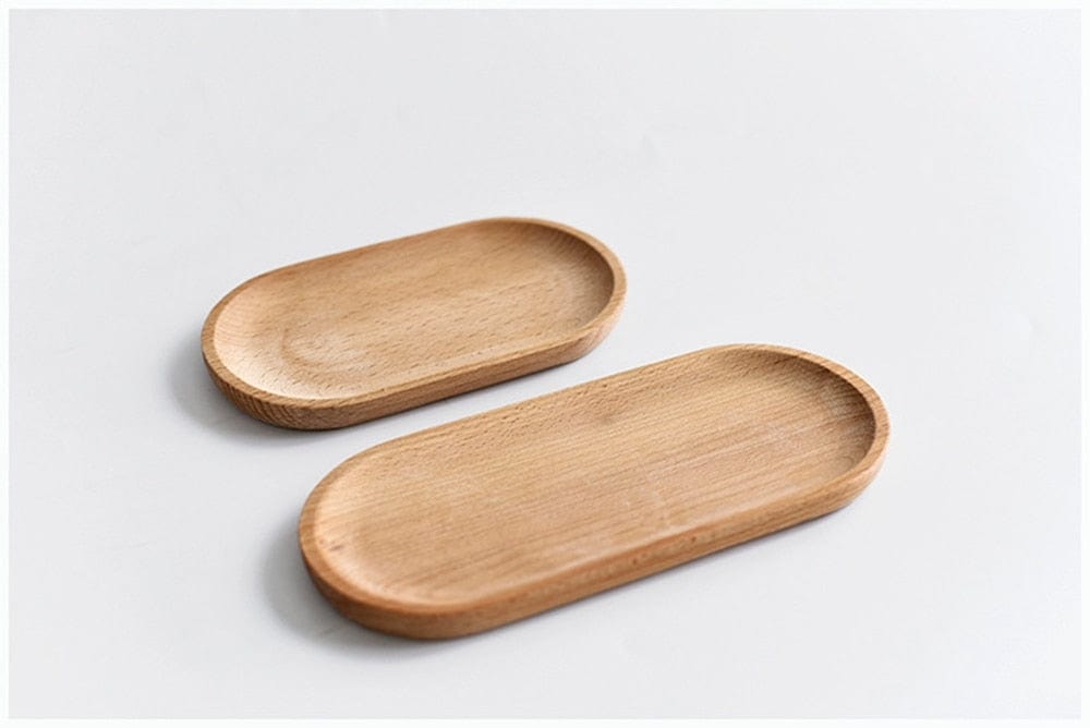 Tray Natural Oval Wood Tray | Natural Beech Wood Tray TipuHome