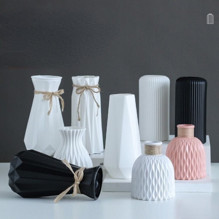 Vase Modern Flower Vase | Dainty Plastic Vase TipuHome